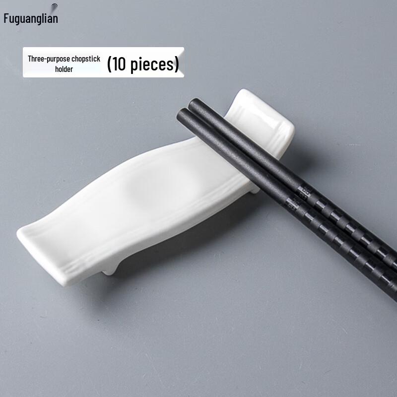 Ceramic Triple-Use Chopstick Rests