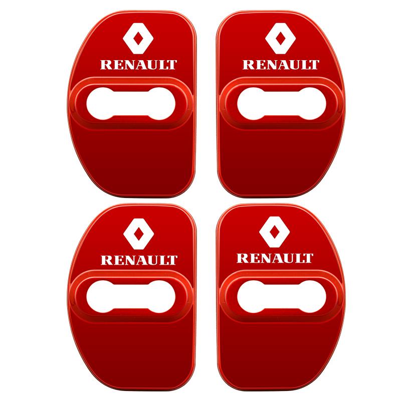 Interior Stickers For Renault Koleos Duster Megane 2 Logan Clio Kadjar Car Door Protective Decoration Car Styling Door Lock Cove