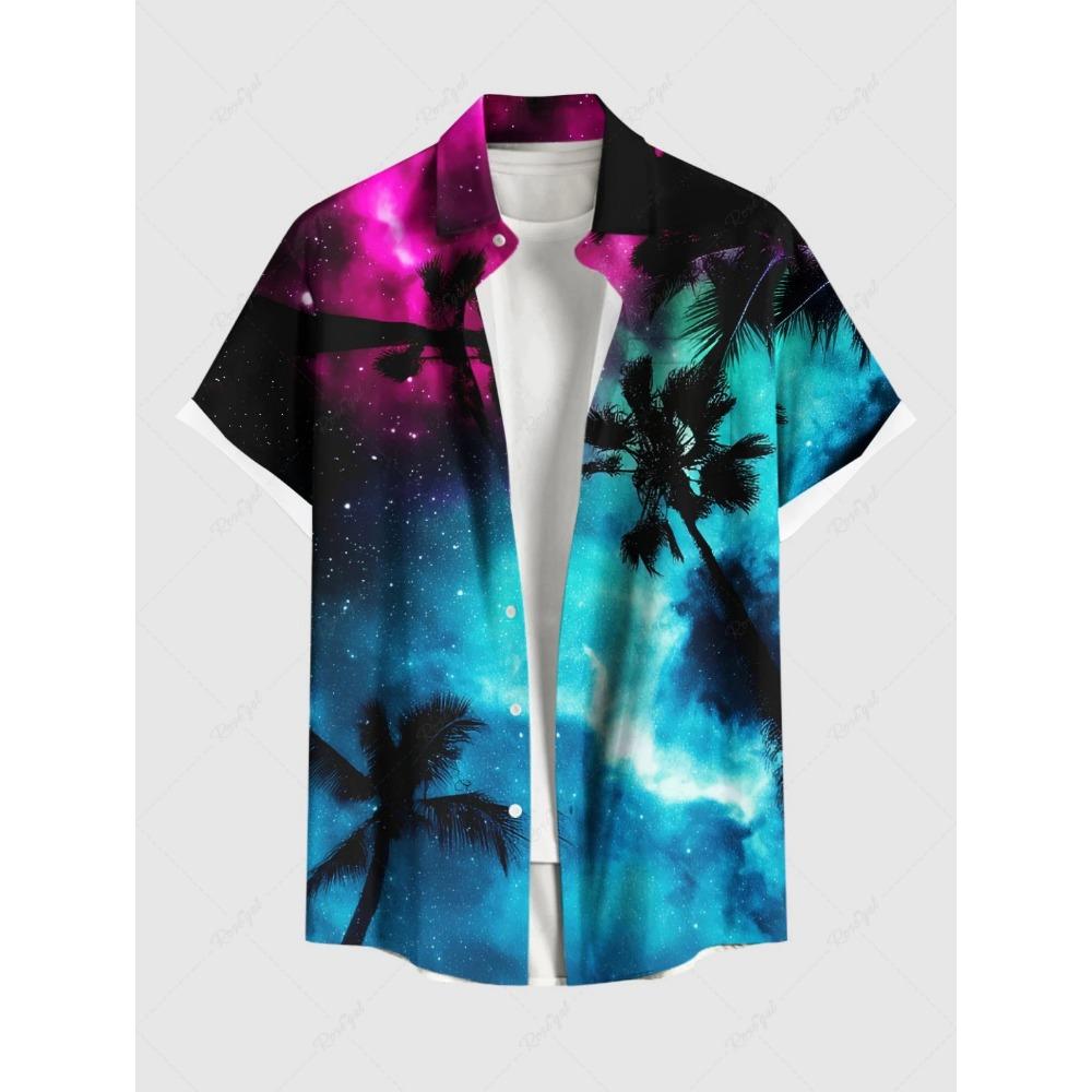 Hawaiianisches Ethno-Muster Design 3D-gedruckt Herrenhemd Sommer Casual Bedruckt Kurzarm Strand Hawaiianische Oberteile Herrenbekleidung