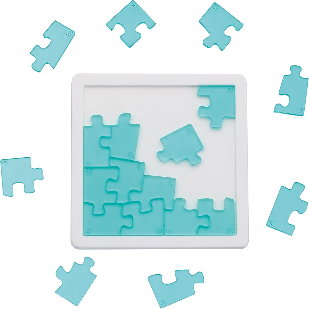Hanayama Puzzle Jigsaw 19 Unique Design Challenging Arrangement Suitable for Ages 6 and Up