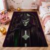 Dark Gothic Skeleton Bishop Rectangular Rug Soft Nonslip Carpet For Hallway Doorway Kitchen Home Decor Great Holiday Gift