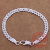 925 Sterling Silver Bracelet 5MM 18CM/20CM Braided Pattern For Women Men Fashion Chain Wedding Party Engagement Jewelry Gift