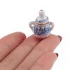 15Pcs 1:12 Scale Miniature House Ceramic Tea Cup And Tableware Set, Miniature Food Play Model, Dollhouse DIY Scene Decoration Accessories