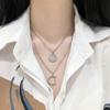 Women's Light Luxury Washable Titanium Steel Hip Hop Clavicle Necklace - Trendy Cold Style Sweater Chain Accessories
