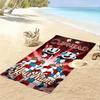 Name Custom Cuphead Print Beach Towel, Large Soft Quick Dry Towel for Beach Camping Swimming