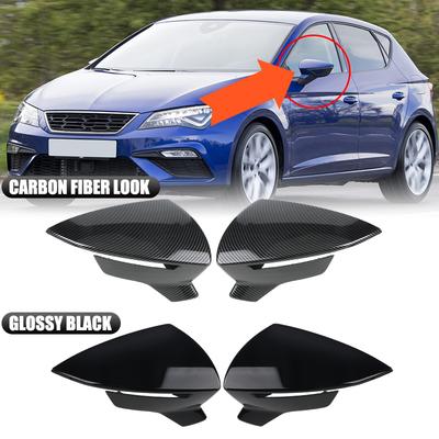 Side Wing Mirror Cover For Seat Ibiza Mk5 V 6F KJ1 2017- Leon Lion Mk3 III 5F  ST / FR / Cupra 2012- Arona KJ7 2017-