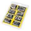 Classic Metal Brain Teaser Puzzle Set Toy With 8 Rings For Kids Adults Gift