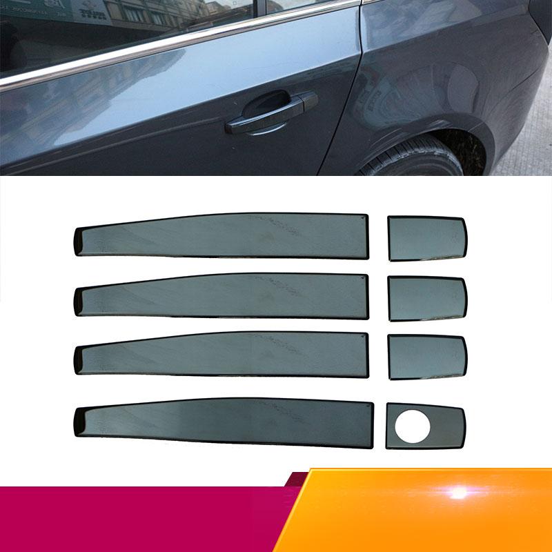 

Наклейка на дверную ручку из нержавеющей стали для Opel Zafira Astra Insignia Vauxhall Mokka ASTRA J для Chevrolet Cruze Malibu чёрный