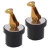 2PCS 19mm Livewell Drain Plug Brass Compression Type 7 8in Marine Drain Plug for Livewell Sink Transom Baitwell