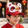 Versatile Style 3D Lion Dance Hat Lightweight Casual Beach Cap New Outdoor Sun Hat