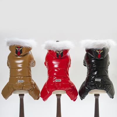 Pet Clothes Dog Clothes Pet Clothing And Winter Thickened Four-legged Cotton Coat