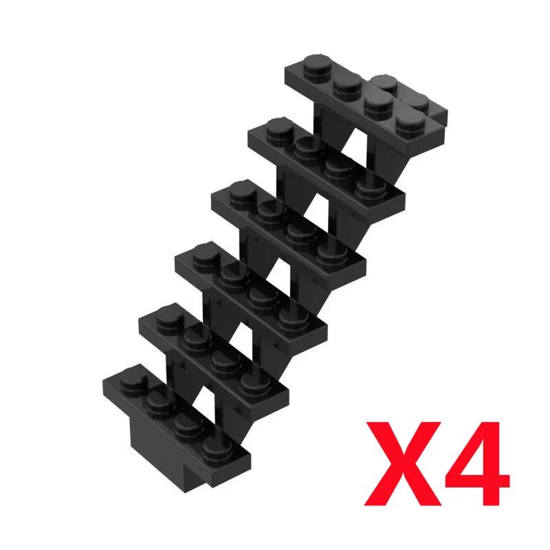 MOC DIY Accessori Parti Piastra Scena Città Blocchi da Costruzione Tronco d'Albero Recinzione Ringhiera Lampione Stradale Semaforo Base Giocattolo A037