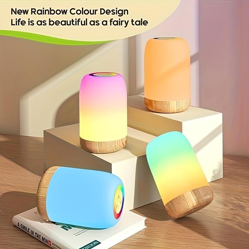 New LED Night Light Bedroom Bedside Ambient Light USB Charging Touch Eye protection Night Light Table Lamp