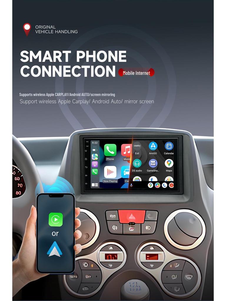 7-inch Android GPS Navigator for Fiat Panda (2012-2022)