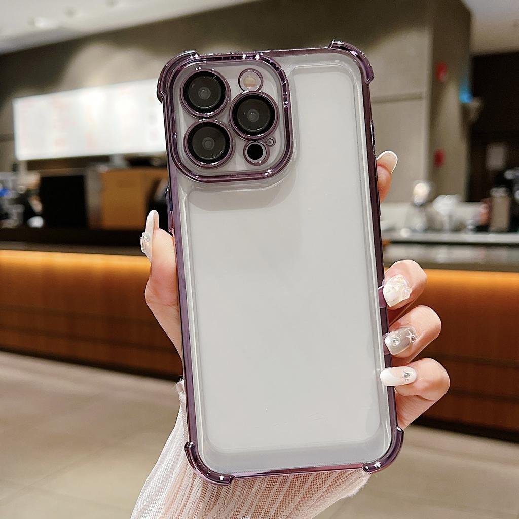 The four-corner shockproof space case is suitable for the iPhone 15 Pro Max shockproof 14, lens film 13, and 12 full coverage 11
