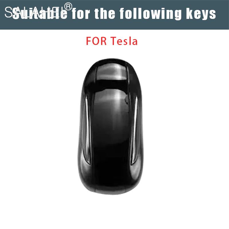 Soft Tpu Car Smart Remote Key Fob Case Full Cover Protector Holder Shell For Tesla Model 3 X S Y Keyless Keychain Accessories