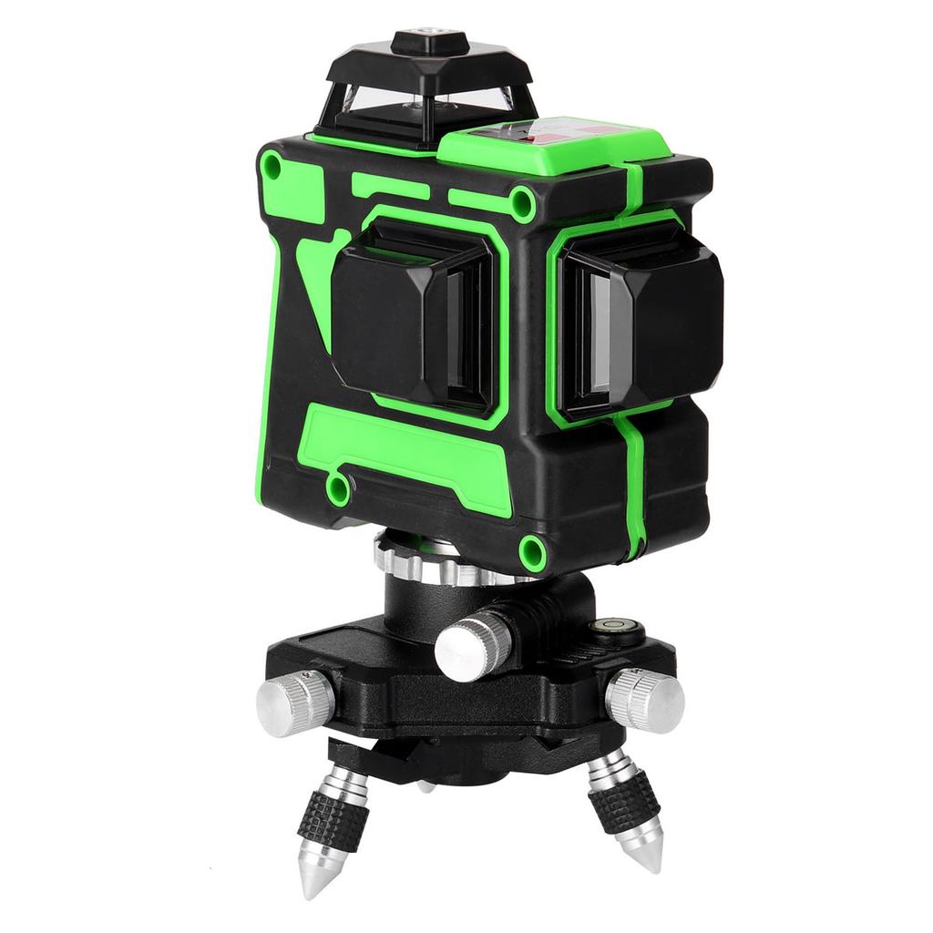 3D Level Machine 360 degrees  Rotatable Base 1 4in Screw 12 Lines Level Machine for Wallpapering