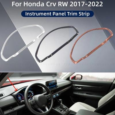 Naklejki do ulepszenia samochodu Stylizacja Pasek wykończeniowy panelu instrumentów Dla Honda Crv RW 2017 2018 Akcesoria dekoracyjne