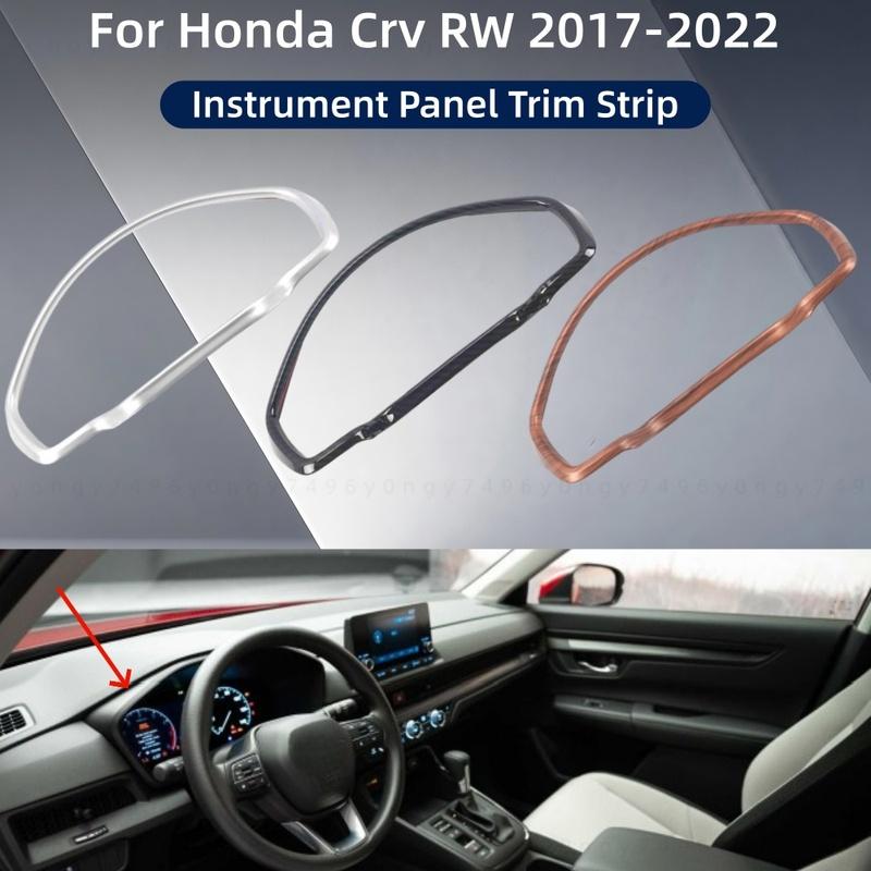 Naklejki do ulepszenia samochodu Stylizacja Pasek wykończeniowy panelu instrumentów Dla Honda Crv RW 2017 2018 Akcesoria dekoracyjne