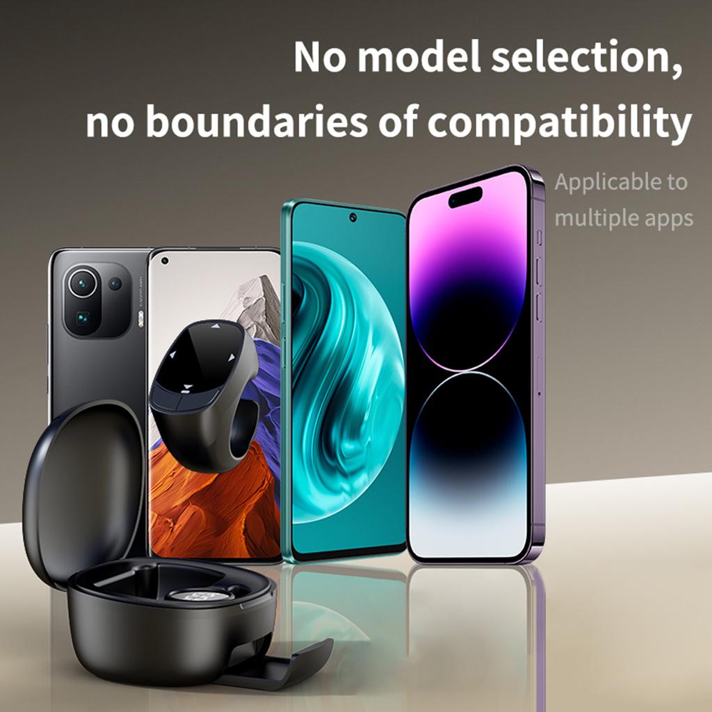 Remote Control BT Camera Shutter Remote Page Turner Clicker Touch Screen Page Turner for iPhone Android Tablet Accessories