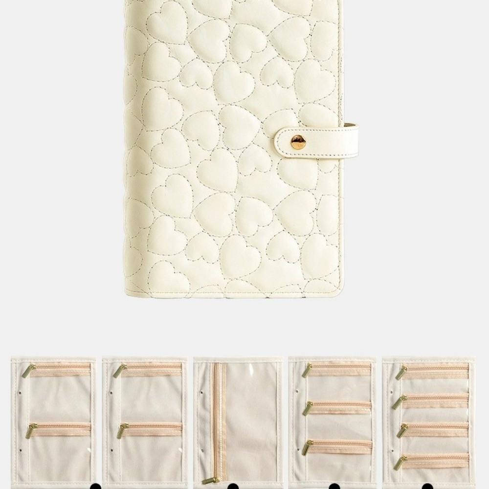 Love Heart Jewelry Storage Book Leather Jewelry Packaging Brochure  Travel