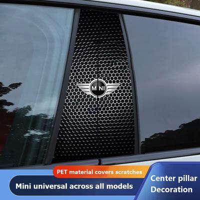 2Pcs Car Center Pillar Sticker Auto B Pillars Protective Film For Mini Cooper JCW Works F54 F55 F56 F57 F60 R50 R52 R53 R55 R56 Svkjb33