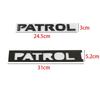 Car 3D ABS Rear Trunk Letters Words Logo Badge Emblem Decals Sticker For Nissan Patrol Y60 Y61 Y62 Y63 Y64 Styling Accessories