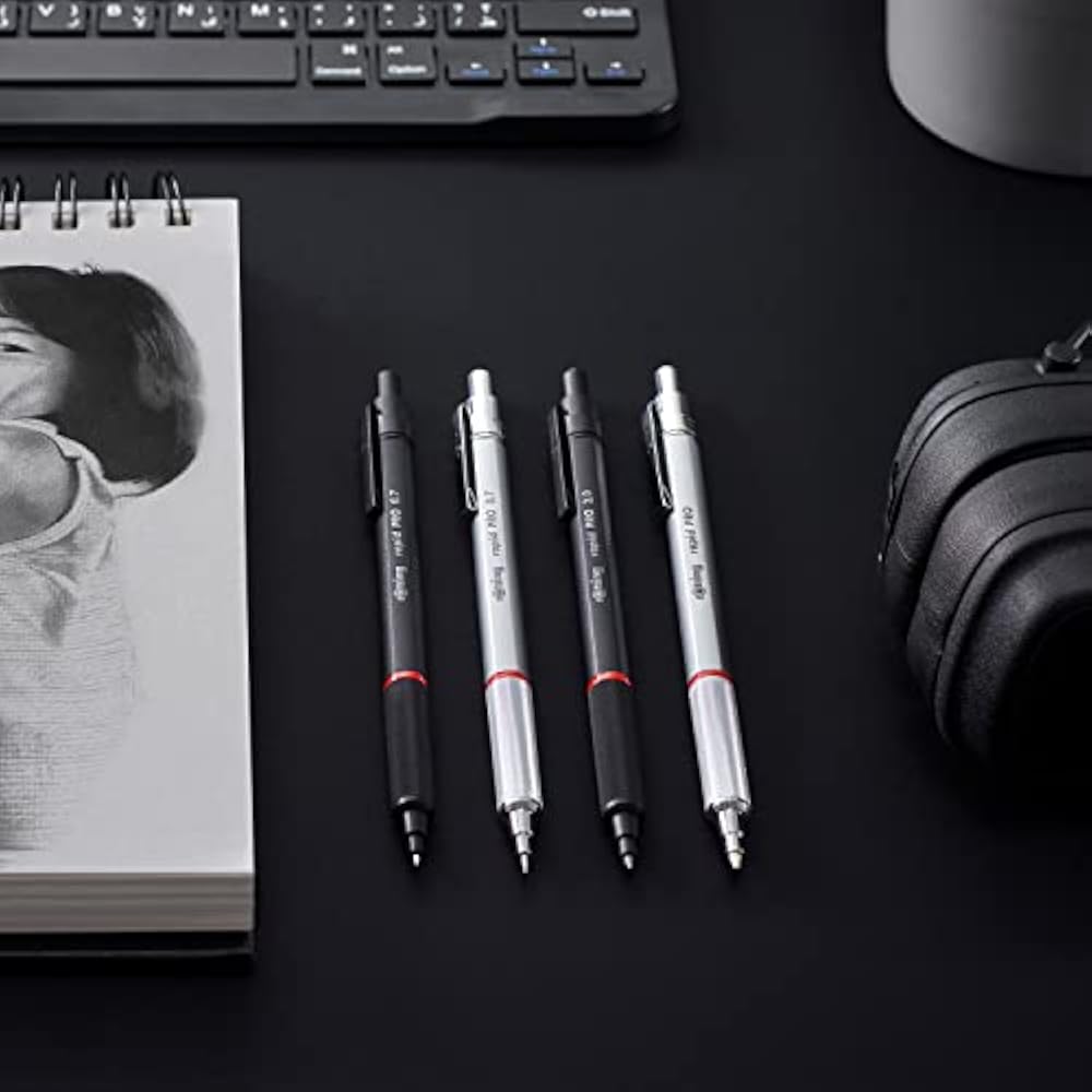 Rotring (Rotring) Mechanical Pencil Rapid Pro 0.5mm Silver 1904-255 [Genuine Japanese]