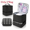 Modern Minimalist Double Layer Large Capacity Makeup Organizer For Travel And Home Use
