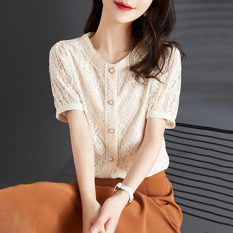 

Футболка для женщин, летняя хлопковая футболка, мягкая, свободная, кружевная, повседневная, удобная, пуловер, футболка, топ XXL белый