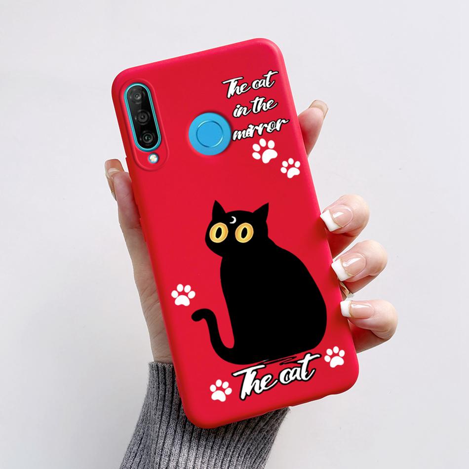 Für Huawei P30 Lite Hülle Niedlicher Bär Cartoon Frosch Weiche Matte Silikon Handyhüllen Für Huawei P30 P30Lite P30Pro P 30 Lite Pro Cover