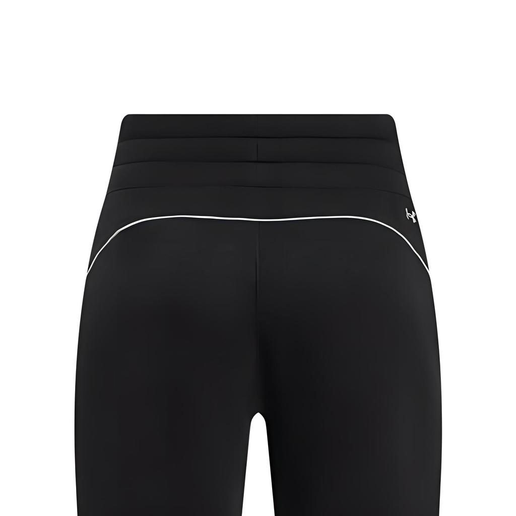 Under Armour Soft Comfortable Skin-Friendly Lace-Up Wide-Leg Knit Sports Pants Women Bottoms Black 6005943-001