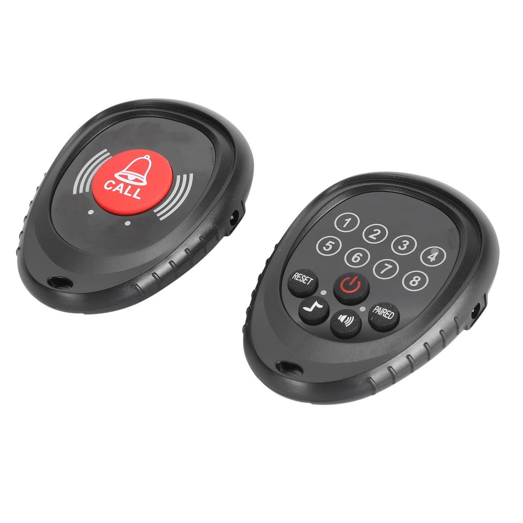 Kabelloser Pfleger-Pager Rufknopf Professionell Wiederaufladbar 3280,8 Fuß Reichweite Krankenschwester-Rufsystem für die Überwachung älterer Patienten SOS-Alarmsystem