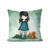 SSantoro Gorjuss Pillow Case For Car Sofa Decorative Home Doublesided Print Plush Square Throw Pillow Cushion Cover