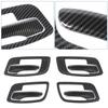  ABS Interior Door Handle Decoration Protective Cover Sticker Fit For Dodge Charger For 300C 2011 Up Exterior Accessories