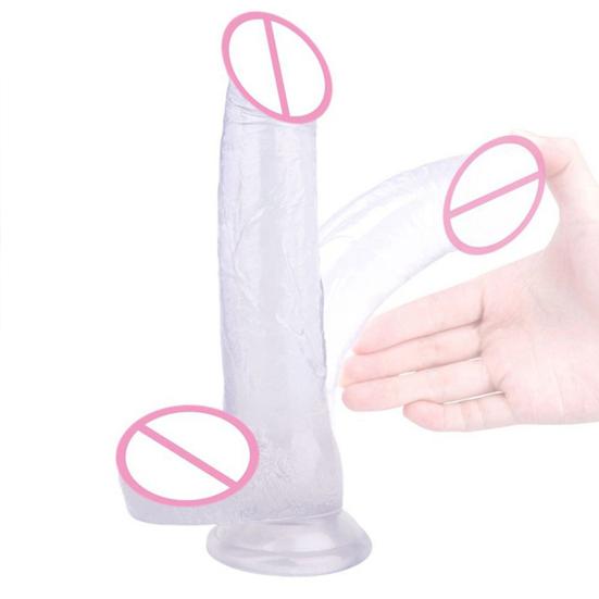 Realistic Penis Dildo Přísavka Ženská vaginální stimulační masturbační hračka