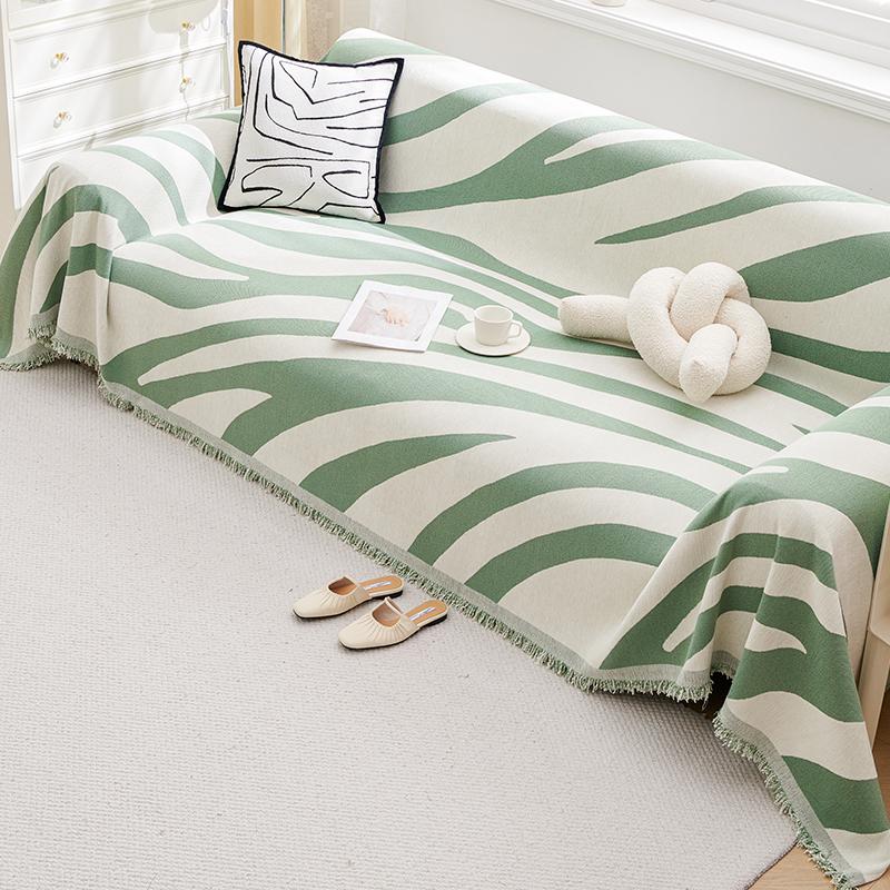 INS Style Cartoon Sofa Cover Cloth Sofa Cover All-Inclusive Four Seasons Universal Blanket Sofa Cushion