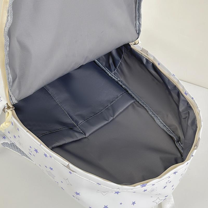 Student Schoolbag Women Star Printed Backpack