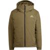 Sports Series Striped Comfortable Casual Warm Long Sleeve Down Jacket Men Outerwear Green GT6564