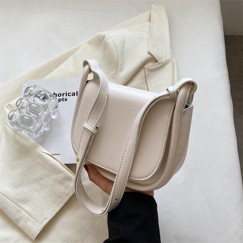 Stilvolle und schlichte Retro-Unterarmtasche mit einem Schulterriemen für Damen 2025 Sommer neue lässige Umhängetasche Satteltasche