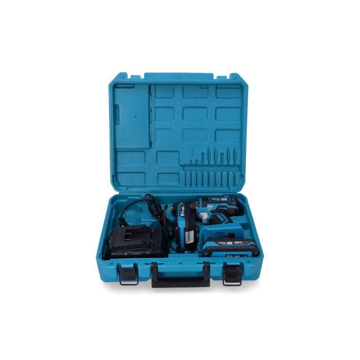 Perceuse Sans Balais Koma Tools Pro Series - Batterie 20V - 2 Vitesses Variables - Mandrin Sans Clé De Ø10mm