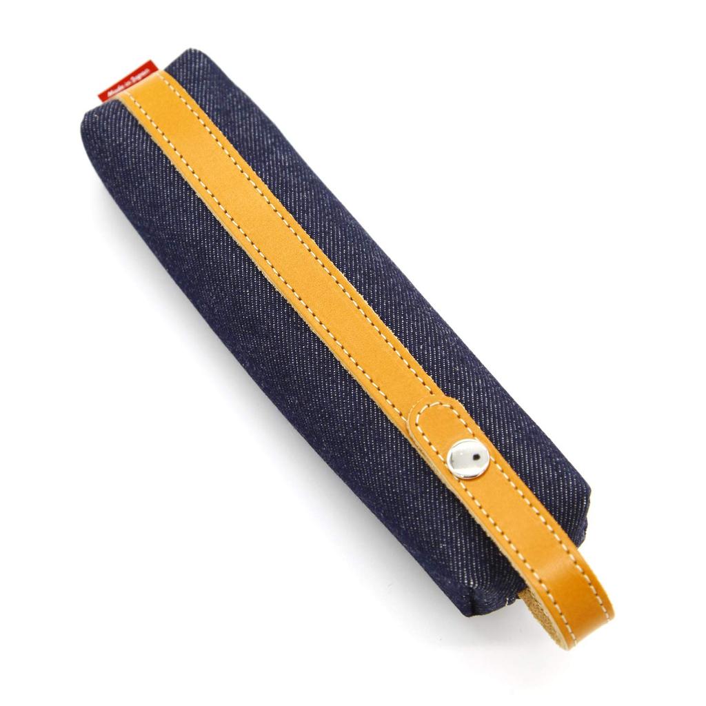 Luddite Baton Pencil Okayama Case, Denim, LDD-BTPN-100