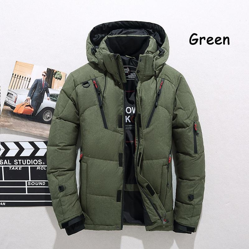 Order A SizeUp, -30℃ Winter Men Duck Thick Down Jacket Men Snow Parkas Coat Male Warm Winter Down Jacket Outerwear
