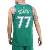Nike Camiseta NBA Dallas Mavericks Luka Doncic #77 2020-2021 para Hombre Tops Verde CN1021-320