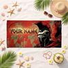Spartan Warrior (5) Custom Name Beach Towel Soft Towel Gift for Beach Pool Swimming Vacation