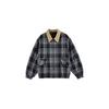 Unisex Oversized Patchwork Plaid Streetwear Jacket - Japanese Retro Neutral Style Outerwear
