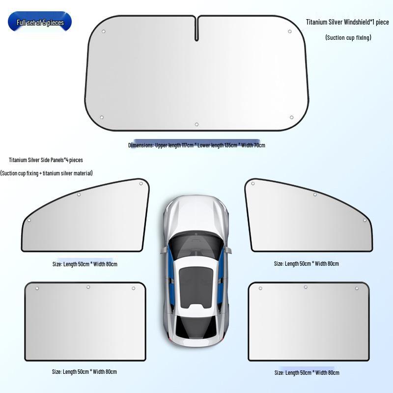 Car Sunshade: Summer Heat Insulation Visor for Front Windshield Protection