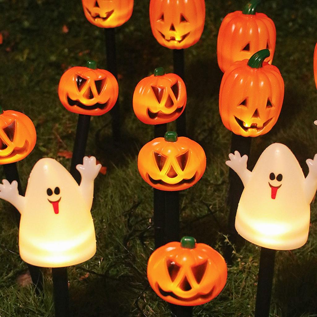 Solar Halloween Garden Lights – 6-Pack Waterproof LED & Stakes, Auto On/Off, 8-Hour Glow, Spooky Yard Decor For Trick-or-Treat