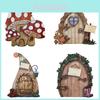 Fairy Tale Door Wooden Decor For Home Garden And Staircase Decoration