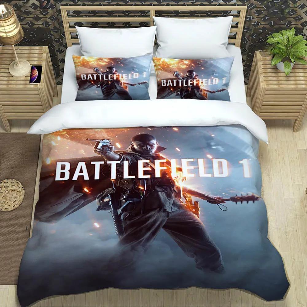 Battle Field Bedding Sets Exquisite Bed Supplies Set Anime Duvet Cover Bed Comforter Set Bedding Set Luxury Birthday Gift